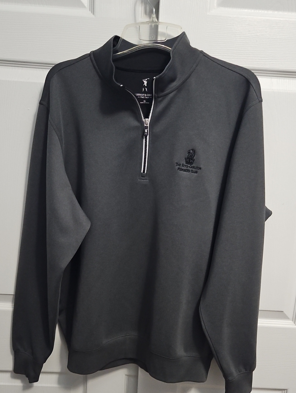 FairWAY & Greene Charcoal Half-Zip Pullover
